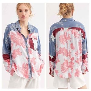 We the Free Chambray Combo Shirt